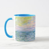 Mug Coucher de soleil à Pourville par Monet (Gauche)