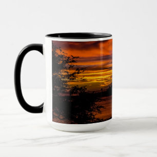Mug Coucher de soleil à Praia, Cap Vert