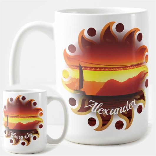 Mug Coucher de soleil à San Francisco 1124