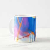 Mug Coucher de soleil abstrait bonbon (Devant gauche)