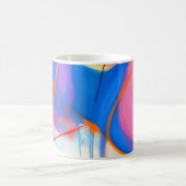 Mug Coucher de soleil abstrait bonbon (Centre)