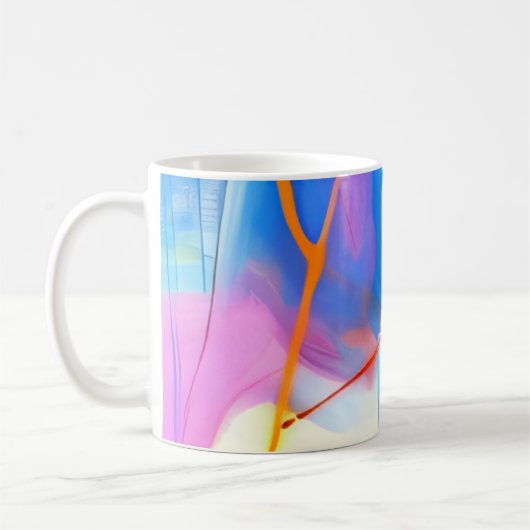 Mug Coucher de soleil abstrait bonbon (Gauche)