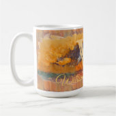 Mug Coucher de soleil abstrait familial 0612 (Gauche)