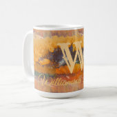 Mug Coucher de soleil Abstrait pour la famille 0612 (Devant gauche)