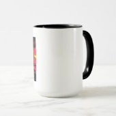 Mug Coucher de soleil africain éléphant (Devant droit)