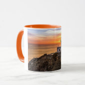 Mug Coucher de soleil au phare (Devant gauche)