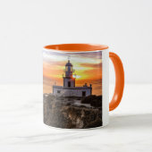 Mug Coucher de soleil au phare (Devant droit)