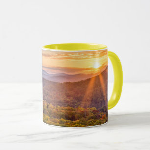 Mug Coucher de soleil automnal depuis Beacon Heights