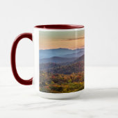 Mug Coucher de soleil automnal depuis Beacon Heights (Gauche)