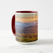 Mug Coucher de soleil automnal depuis Beacon Heights (Devant gauche)