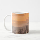 Mug Coucher de soleil avec arbres nus (Gauche)