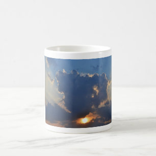 Mug Coucher de soleil avec formation de nuage en forme