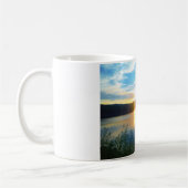 Mug Coucher de soleil bleu sur le lac (Gauche)