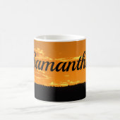 Mug Coucher de soleil Bright Orange Soirée Sky Paysage (Centre)