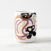 Mug Coucher de soleil citrouille automne mignon (Centre)