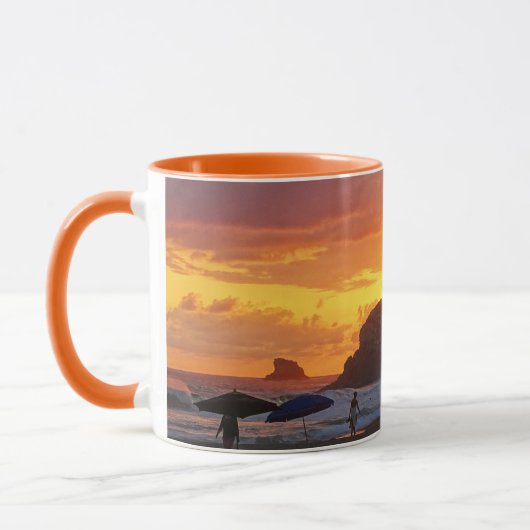Mug Coucher de soleil coloré (Gauche)
