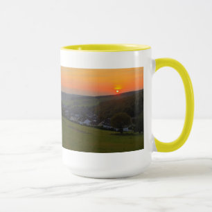 Mug Coucher de soleil dans le pays vainqueur, Gernsdor