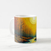 Mug Coucher de soleil d'automne (Devant gauche)