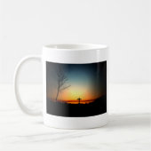 Mug Coucher de soleil de Floride avec croix (Gauche)