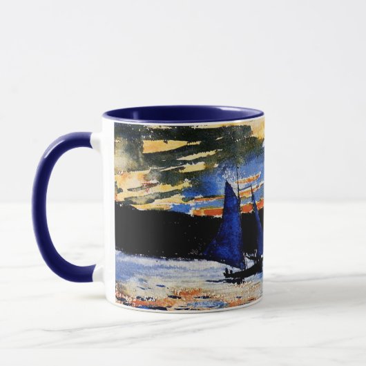 Mug Coucher de soleil de Gloucester par Winslow Homer (Gauche)