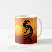 Mug Coucher de soleil de Kokopelli Sud-Ouest (Devant droit)