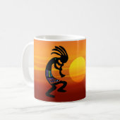 Mug Coucher de soleil de Kokopelli Sud-Ouest (Devant gauche)