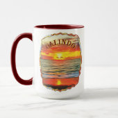 Mug Coucher de soleil de la baie de Banderas 1738 (Gauche)