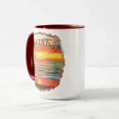 Mug Coucher de soleil de la baie de Banderas 1738 (Devant gauche)