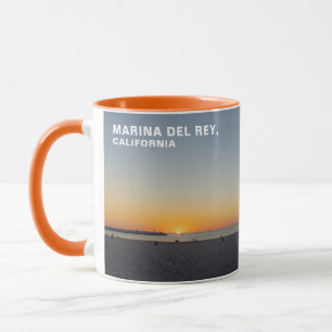 Mug Coucher de soleil de l'heure d'or - MARINA DEL REY