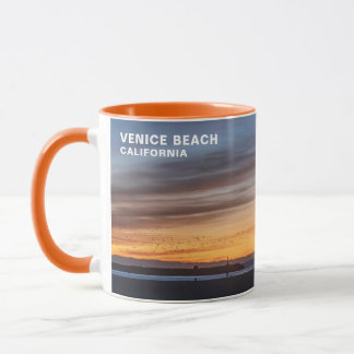 Mug Coucher de soleil de l'heure d'or - Venice Beach,