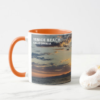 Mug Coucher de soleil de l'heure d'or - Venice Beach,