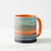 Mug Coucher de soleil de l'heure d'or - Venice Beach, (Devant droit)
