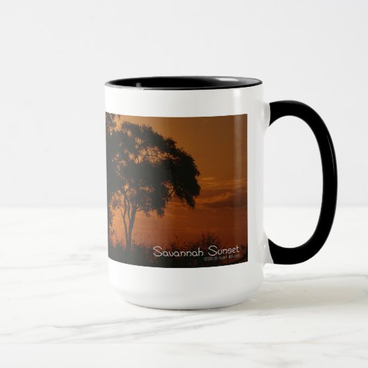 Mug Coucher de soleil de Savannah (Droite)