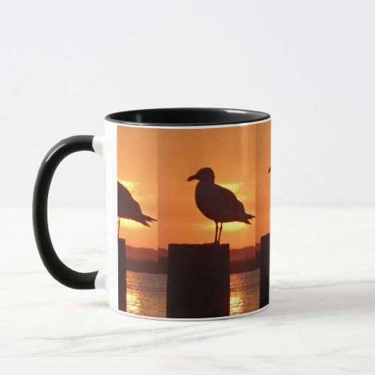 Mug Coucher de soleil de Seagull (Gauche)