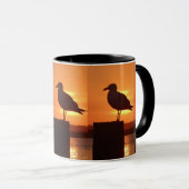 Mug Coucher de soleil de Seagull (Devant droit)