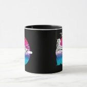 Mug Coucher de soleil de tigre blanc (Centre)