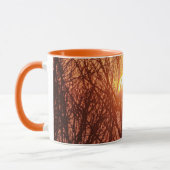 Mug Coucher de soleil derrière les arbres (Gauche)