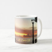 Mug Coucher de soleil des Caraïbes (Devant droit)