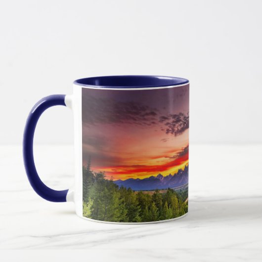 Mug Coucher de soleil d'été à Snake River Vue (Gauche)