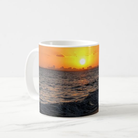 Mug Coucher de soleil d'été Socal (Devant gauche)