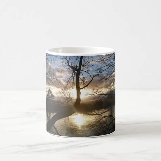 Mug Coucher de soleil d'hiver. (Centre)