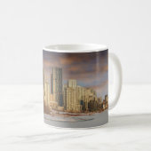 Mug Coucher De Soleil D'Hiver À Calgary Skyline (Devant droit)