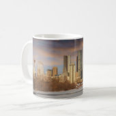 Mug Coucher De Soleil D'Hiver À Calgary Skyline (Devant gauche)