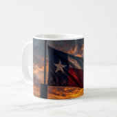 Mug Coucher de soleil Drapeau du Texas - Tasse à c (Devant gauche)