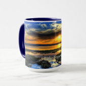 Mug Coucher de soleil du lac Supérieur (Devant gauche)