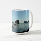 Mug Coucher de soleil en mer voyage (Devant droit)