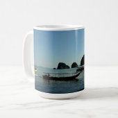 Mug Coucher de soleil en mer voyage (Devant gauche)