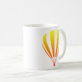 Mug coucher de soleil fade montgolfière boule de café (Devant droit)