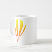 Mug coucher de soleil fade montgolfière boule de café (Devant gauche)