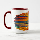 Mug Coucher de soleil inspiré Boho (Gauche)